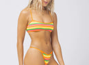 Multicolor Latin Cut Bikini Bottom 