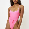 hot pink one piece