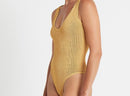 Stretch Fabric Scoopneck One Piece