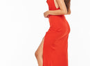 Side Slit Spaghetti Strap Maxi Dress