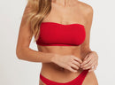 Baywatch Red Bandeau Top