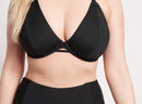  Black F Cup Bikini Top With Underwire