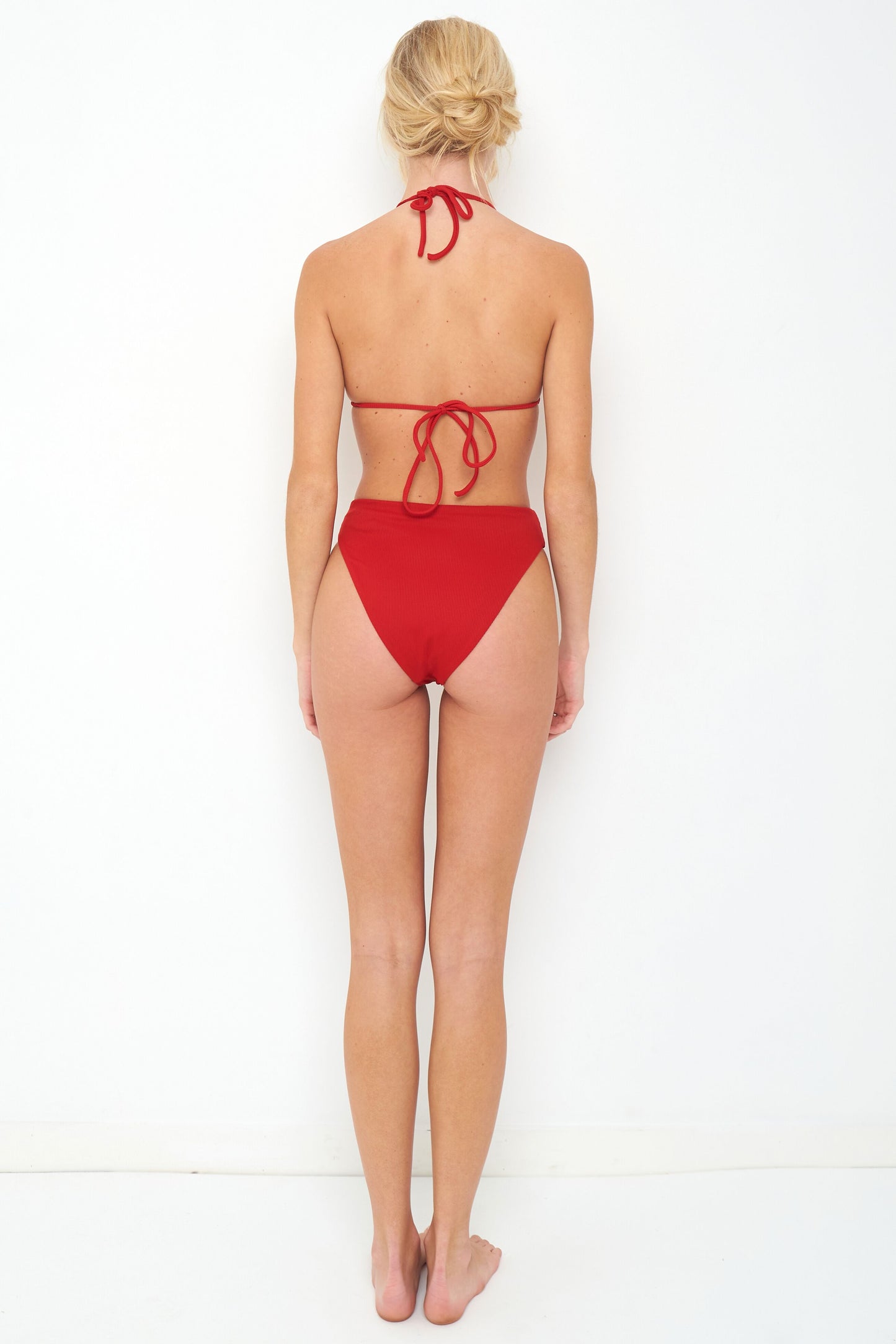 Allyors - Zipper - Bikini Bottom - Red, Yorstruly