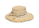 Shell Detailed Fringe Hat