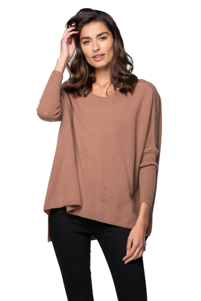 Washable Cashmere Wesley Pullover in Black – Subtle Luxury