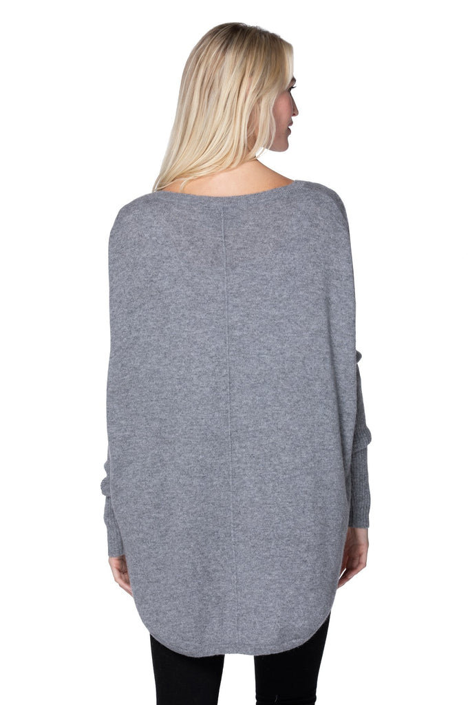 grey cashmere sweater