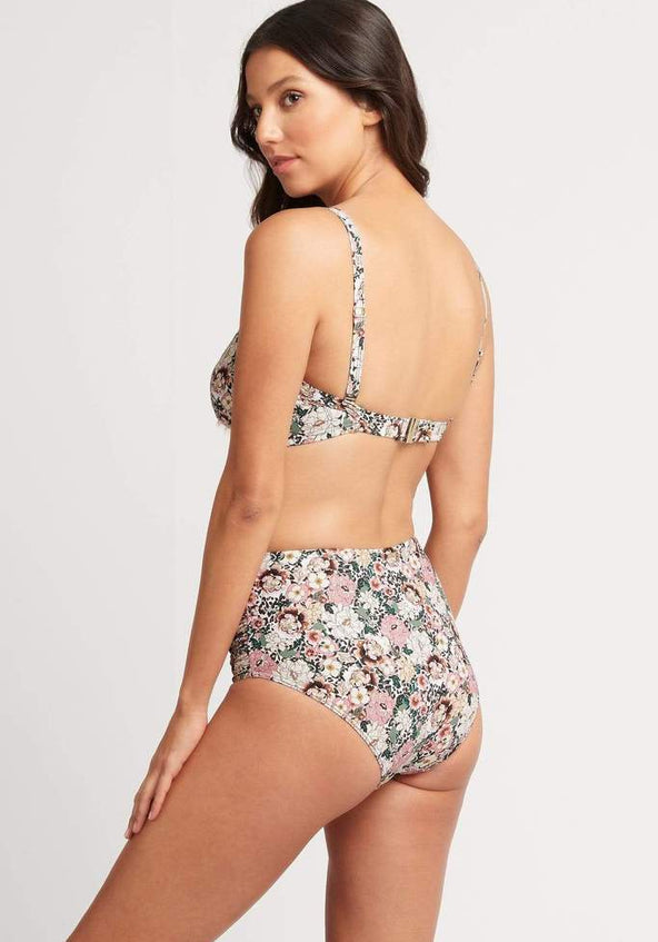 Floral High Waist Full Bottom