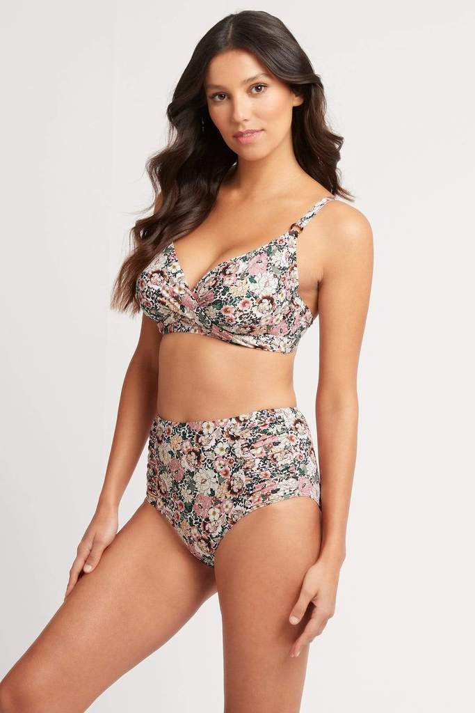 Floral High Waist Full Bottom