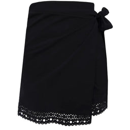 Short Black Wrap Sarong