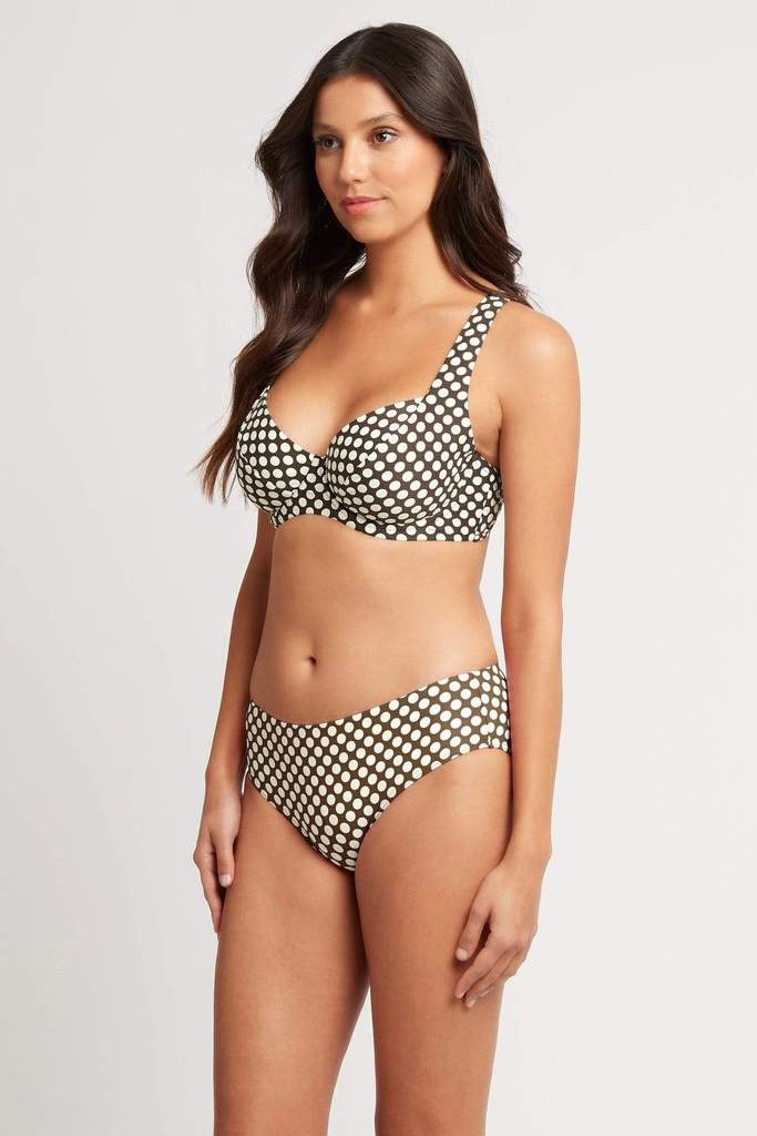 Dot Print Hipster Bikini Bottom