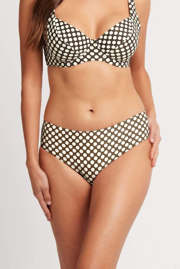 Dot Print Hipster Bikini Bottom