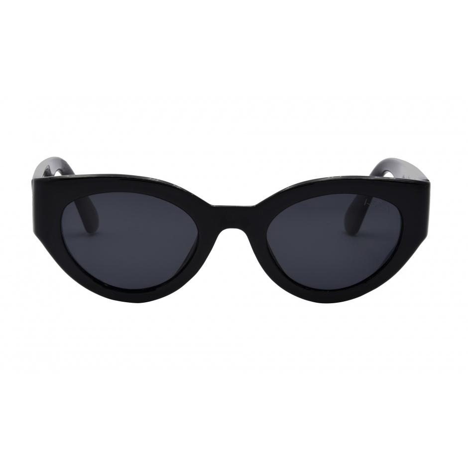 Black cat eye glasses