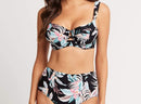 Tropical Print Underwire Bikini Top