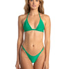 Jade Green Triangle Bikini Top