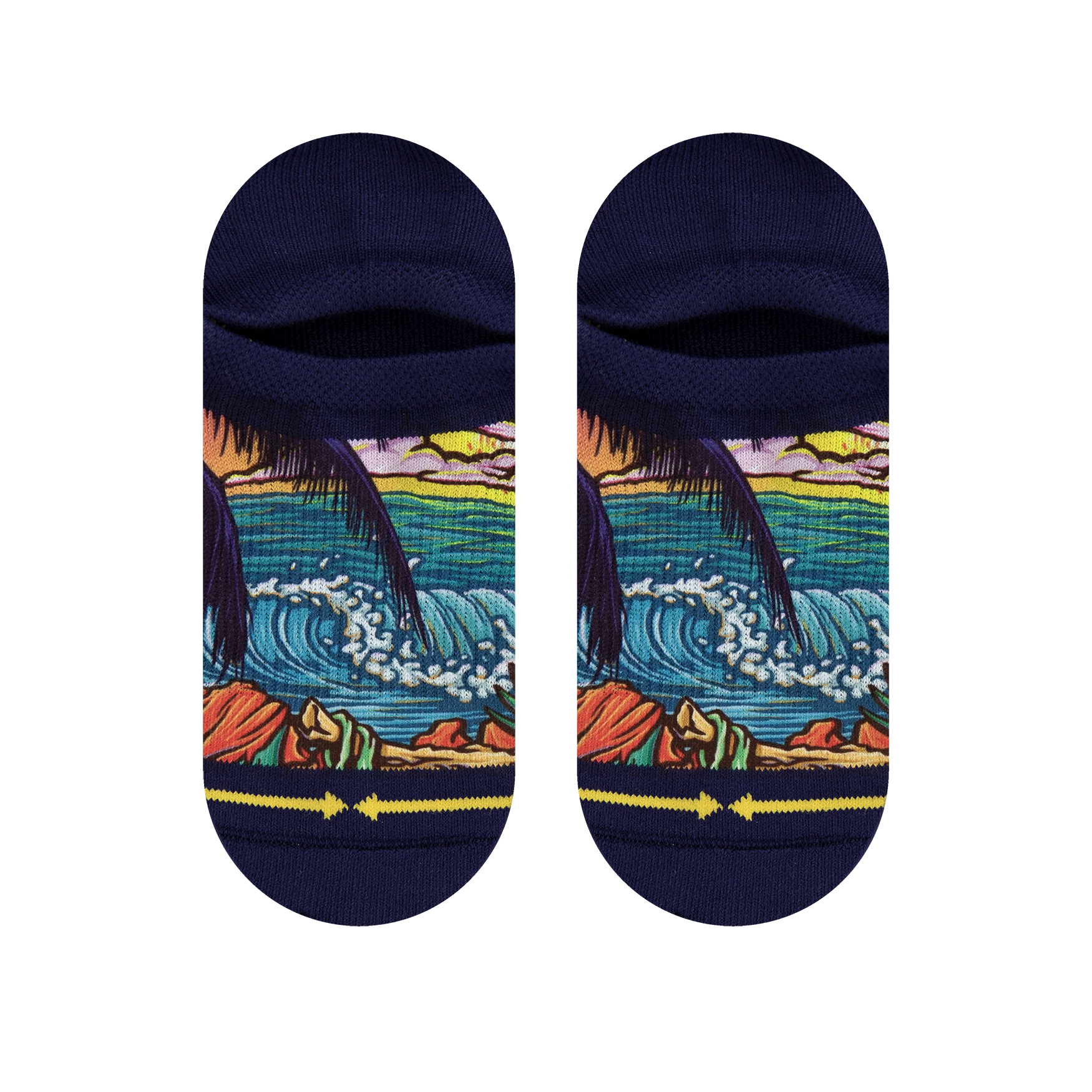 Tropical Beach Socks