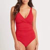 Red Full Coverage One Piece