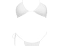 White Halter Bikini Top