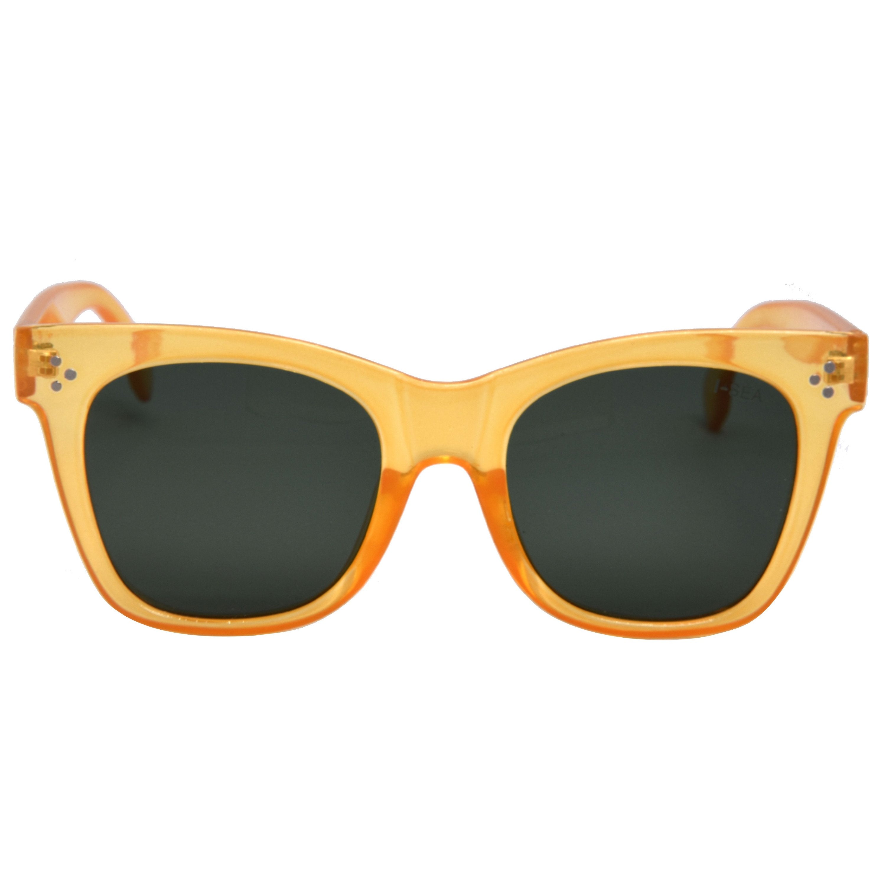 Clear yellow soft square glasses