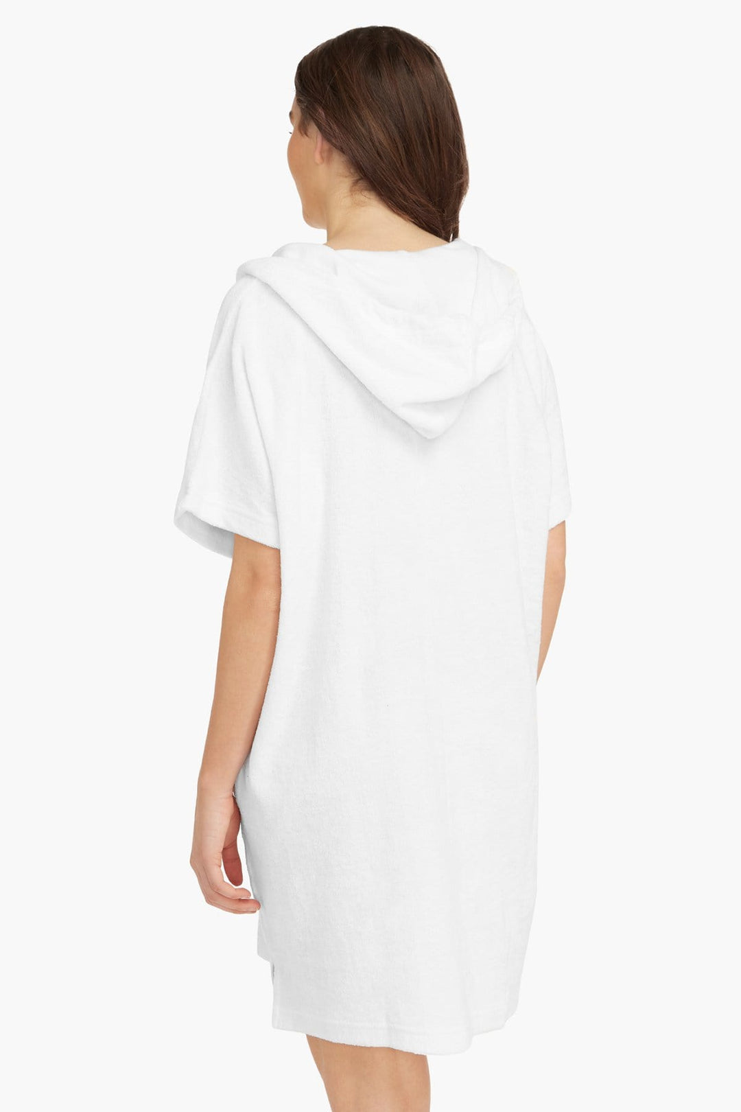 White Terry Beach Poncho 