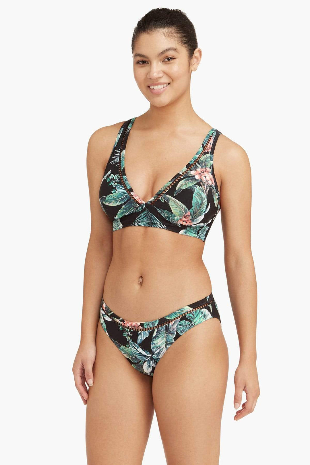 Floral Print Bikini Bottom