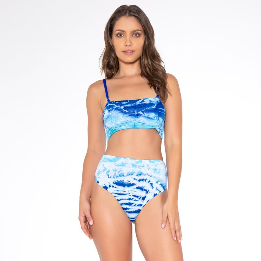 Tie Dye Reversible High Waisted Bottom 