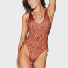 Leopard print one piece