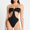 Black Side Cut Out One Piece