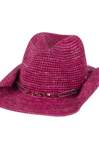 Women's Purple Cowboy Hat