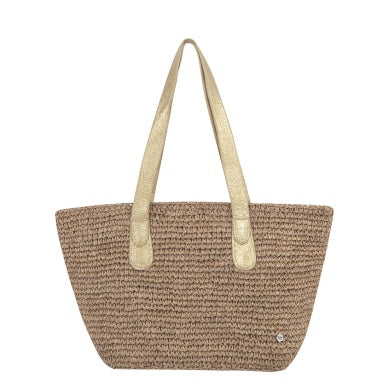 Gold Detailed Tote Bag