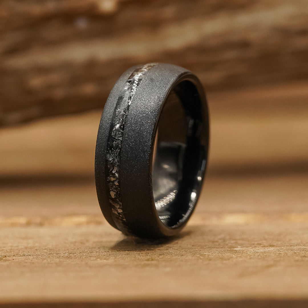 Antler Rings For Men Deer Antler Wedding Bands For Men   Allende Primaryimage 