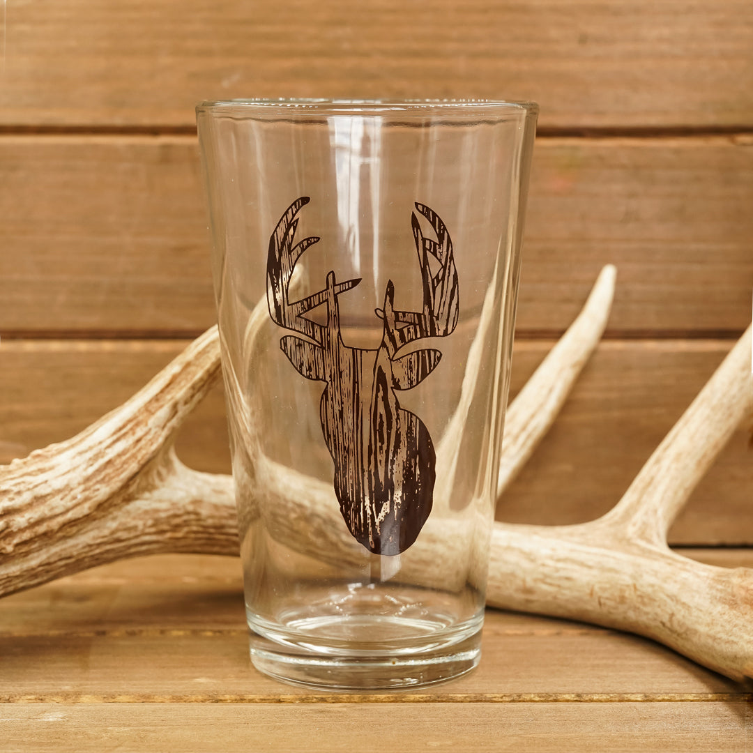 Deer Antler Whiskey Glass, Mud Pie