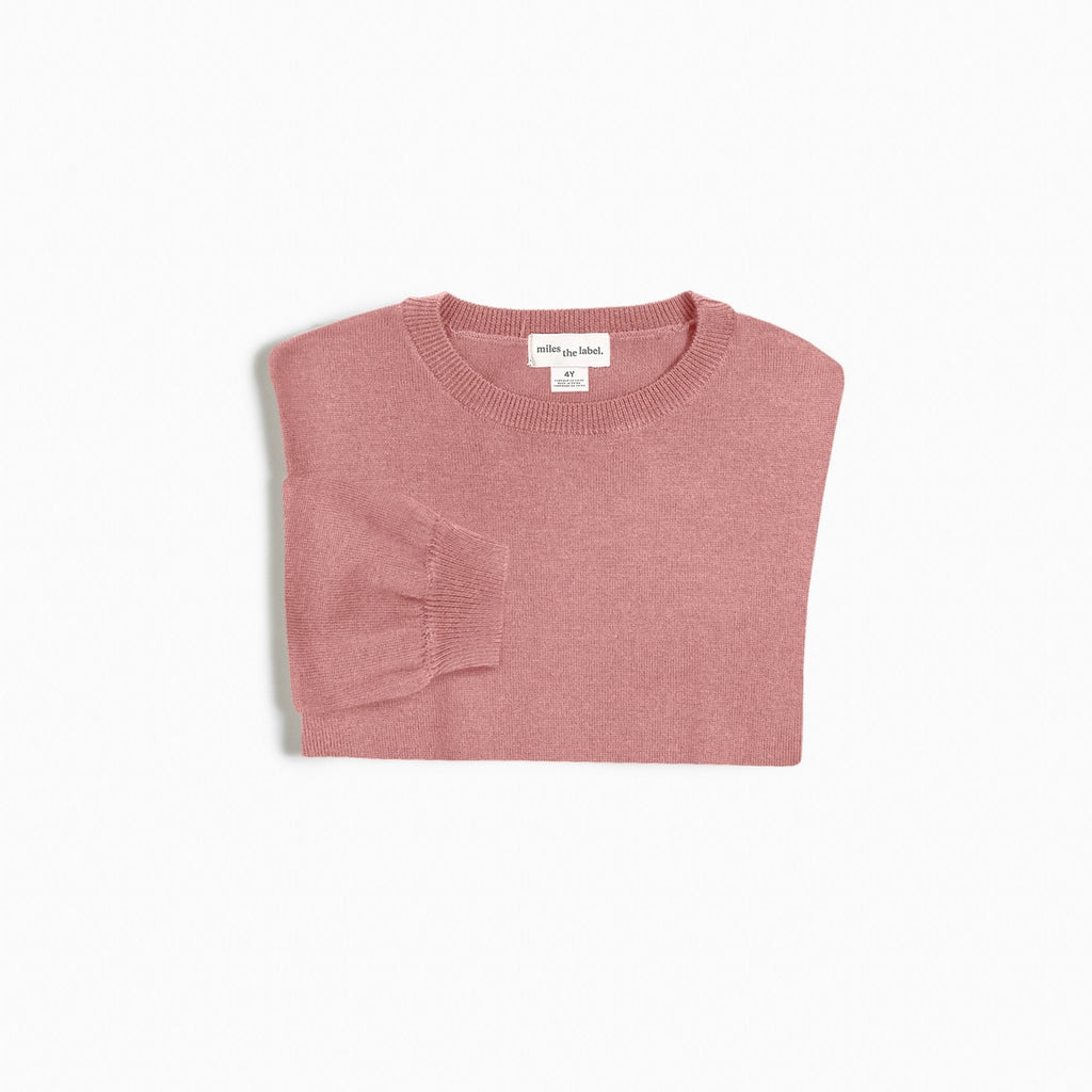 SWEATSHIRT MERINO RG WINGS PINK