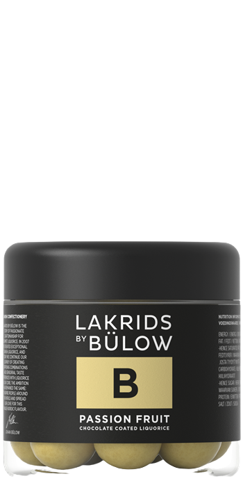 Lakrids by Bülow B - Lakritz in Passionsfrucht-Schokohülle 125g