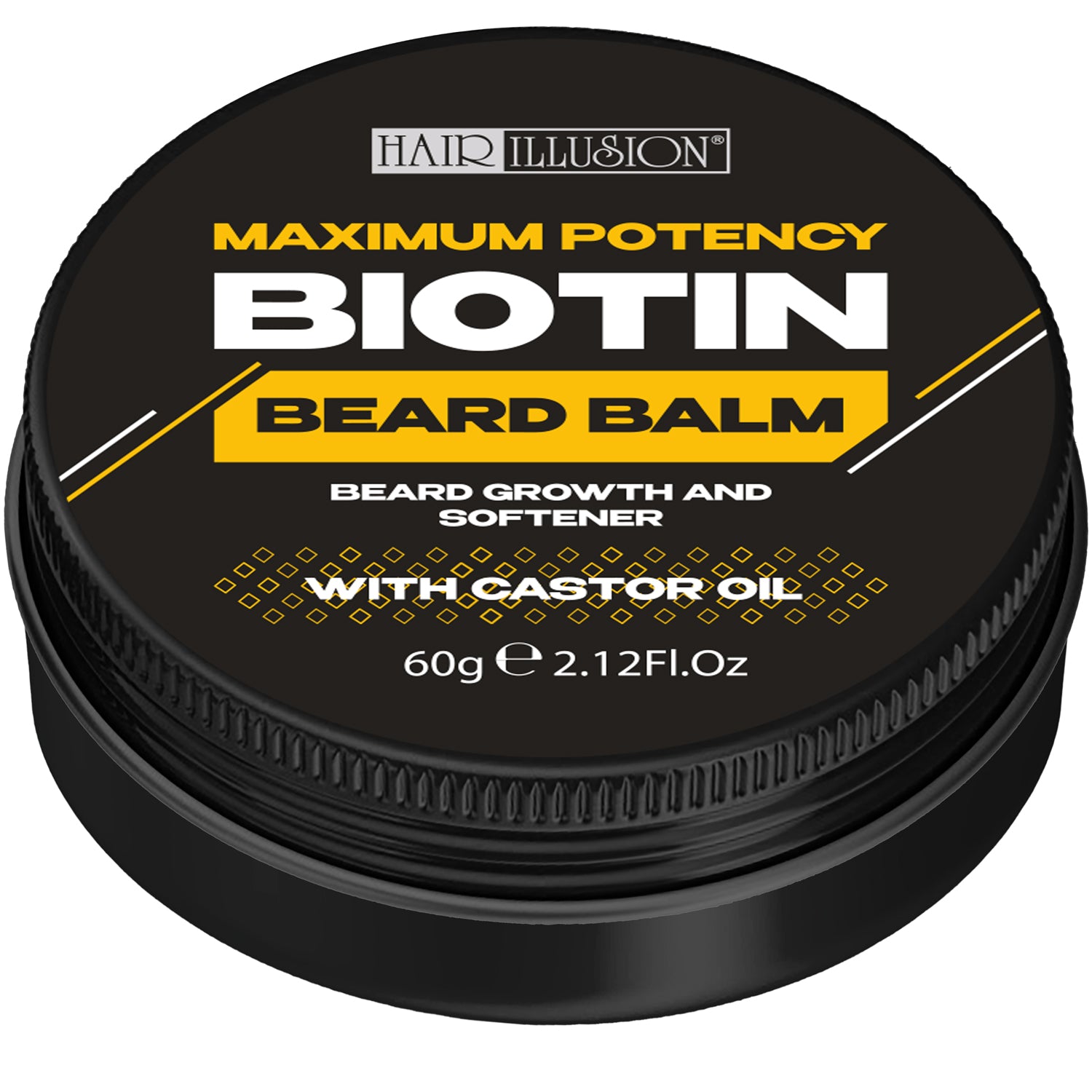 Product image for Hair Illusion Maximum Potency Biotin Beard Balm For Beard Growth And Softening