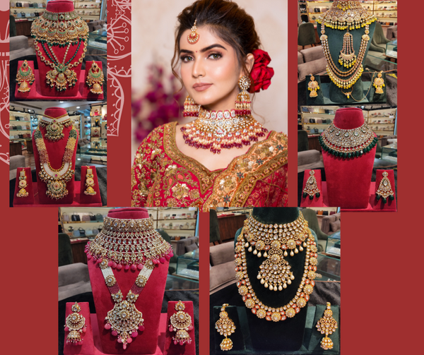 Bridal or wedding jewellery on rent