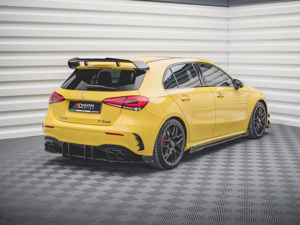 Maxton Design Rear Side Splitters +flaps V2 Mercedes AMG A45 S 2019 