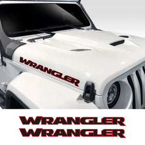Wrangler Hood Decals  JK JL TJ YJ - NakPerformance Clothing ™