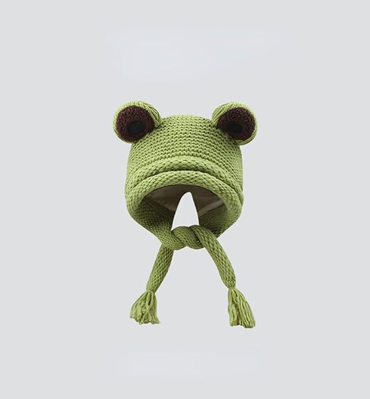 Cute Knitted Frog Hat – Frogit store