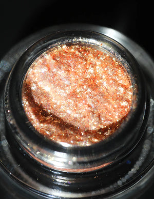 #21 Peach Gold Eyeshadow Glitter - KARYSHA COSMETICS - Gold Glitter Eyeshadow