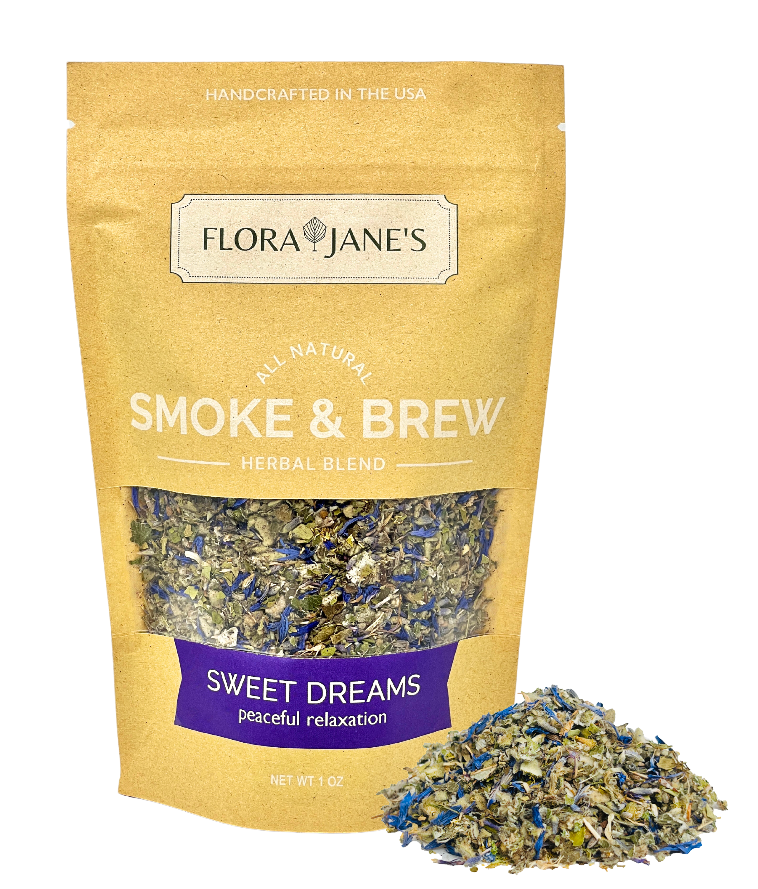 Smoke & Brew Herbal Blend - Sweet Dreams – Flora Jane's