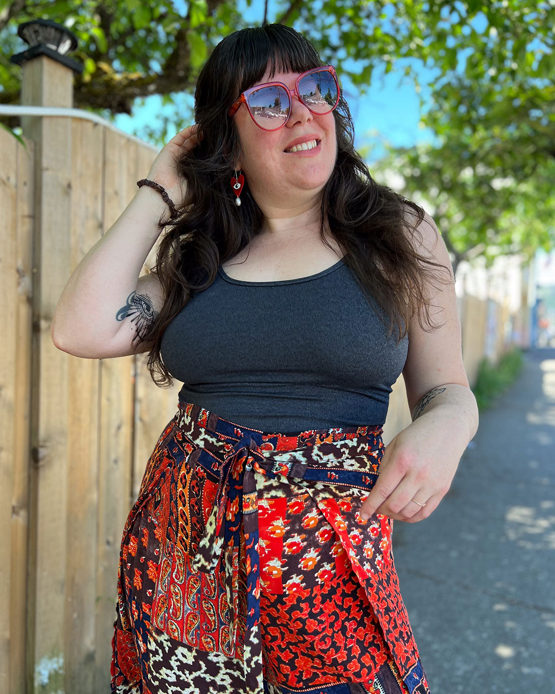 Winslow Wrap Pant Refashion - Helen's Closet Patterns Blog