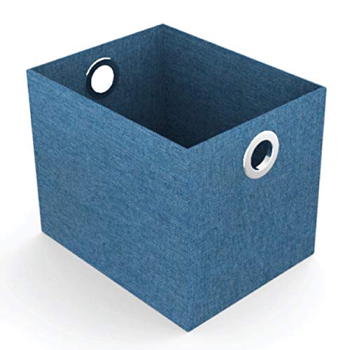 Set of 2, Storage Boxes with Ringlet Handle