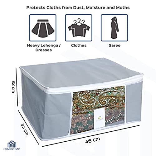 Full transparent big saree cover | closet storage pack of 6 pcs. - FAVISM