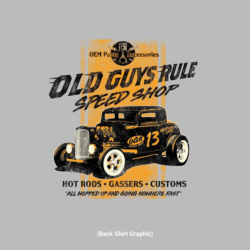  Old Guys Rule Men's T-Shirt, A Life Well Served - Gift