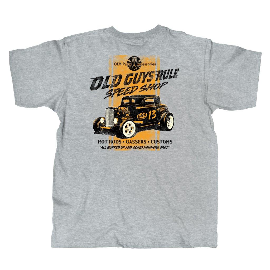 Hobart spids ugyldig Old Guys Rule T-shirt - Speed Shop - Old Guys Rule - Official Online Store  | Largest Selection Of Authentic Old Guys Rule T-Shirts, Hats, and More!