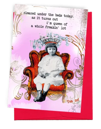 Cleaned Under Bed/Queen Card