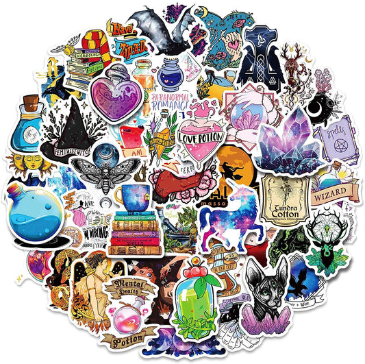 Whimsical Magical World Potter Sticker, HP Stickers- Water & UV resist –  StormsStickers