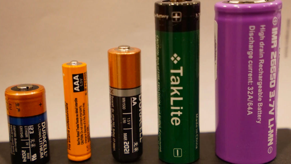 Cr123a Vs Which Battery To Choose Taklite Flashlights