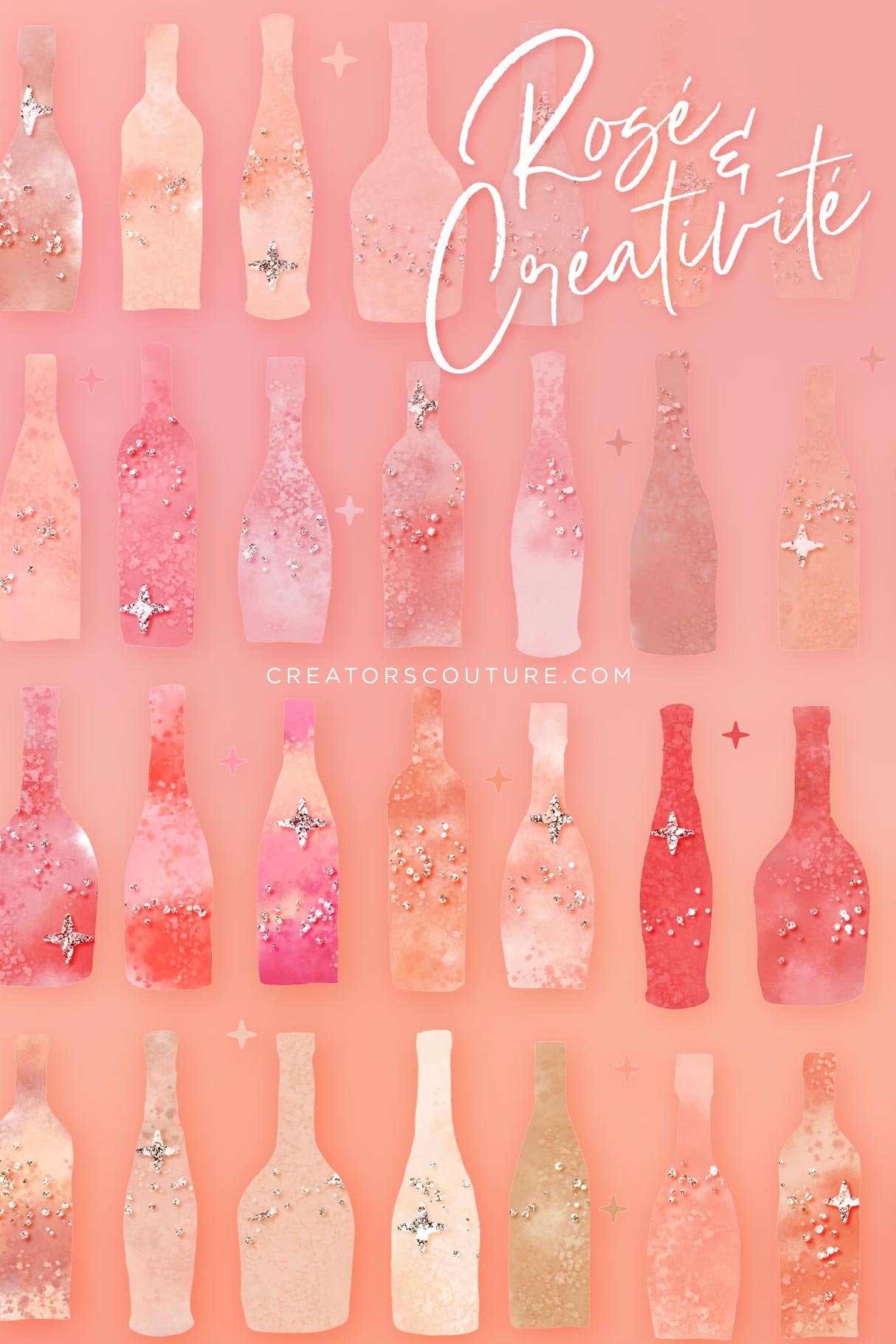 FREE rosé inspired printable wine lover artwork