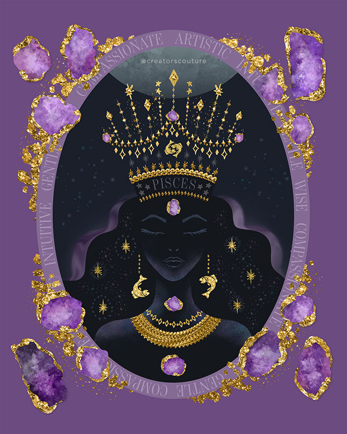 February Pisces: Amethyst Birthstone